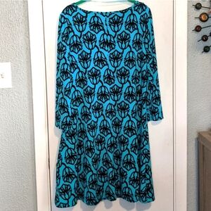 Kaari blue NWOT long sleeve knee length dress